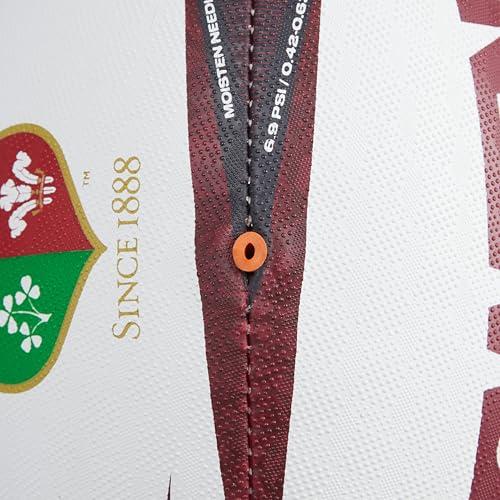 Canterbury of New Zealand British & Irish Lions Mentre Sponsor, Erwachsene Rugby Ball, Weiß, ONESZ -