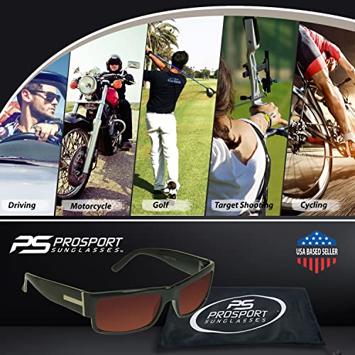 Image of proSPORT Blue Light Reducing High Definition HD Lens Sunglass TR90 Sport Frame Men Women