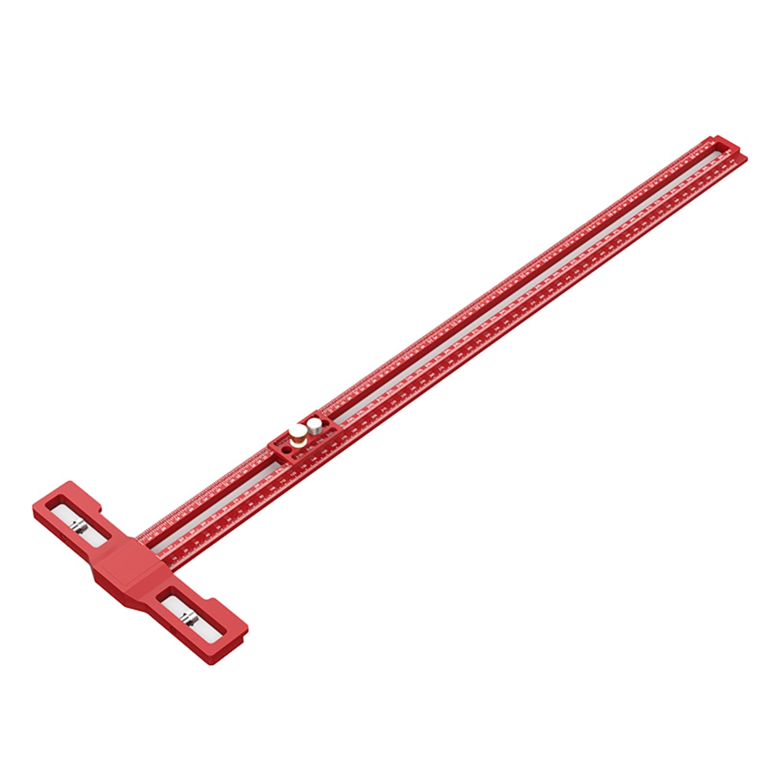 Kalttoy Scribing Ruler With Sliders Thickened Stabilizes Base Ruler For Firm Positioning & Adjustable Length In Woodworking Tasks Adjustable Woodworking