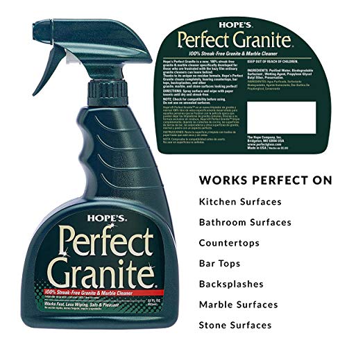 Hope's Perfect Stainless, Perfect Granite, And Perfect Sink Cleaner Bundle, Streak Free Polishing Kitchen Cleaners Removes Stains, Restores, And Repels Water, 3 Pack #TOP2