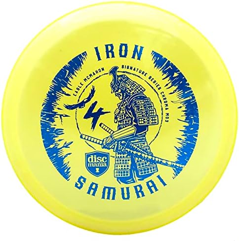Discmania Signature Series - Eagle McMahon Iron Samurai 4 Chroma C-Line MD3 – Do It All Mid-Range Disc Golf Mid-Range Driver (173-176g)