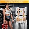 YEMIUGO Abs Muscle Trainer Flex Belt for Women Men, Upgrade No Need Replace Pad AB machine Abs Workout Equipment 6 Modes…
