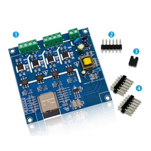 Triac BT137S module 4 canaux commutation WiFi interrupteur domotique - 5