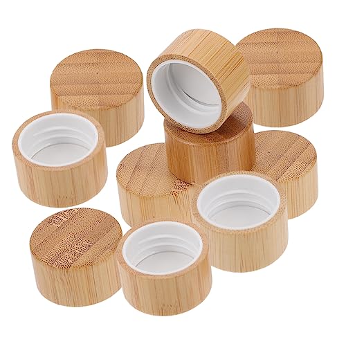 HOOTNEE 10pcs Glass Bottle Lids Replacement Roller Bottle Caps Pp Essential Oil Bottle Caps Only Sample Bottle Caps