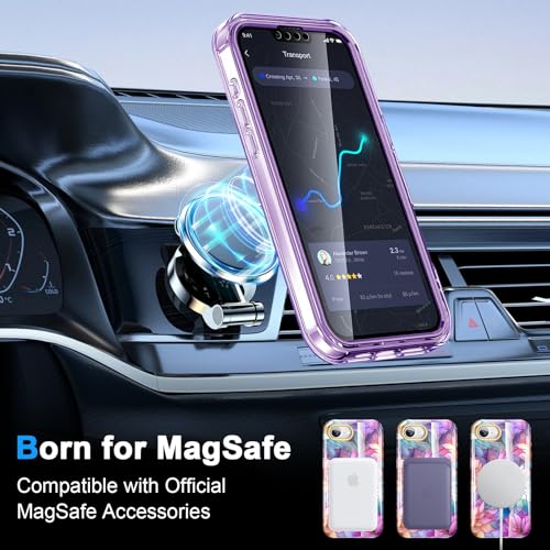 Coque iPhone 14 Plus compatible MagSafe transparente avec écran intégré