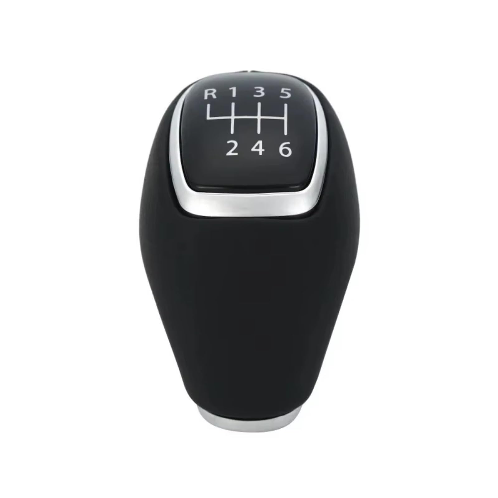 Sczmbltlnv One Color Car Gear Stick Knob Leather 6-Speed Gear Shift Knob For Tucson Tl I30 I20 Getz Venue Elantra Ad Accent Verna 43711-F2300try