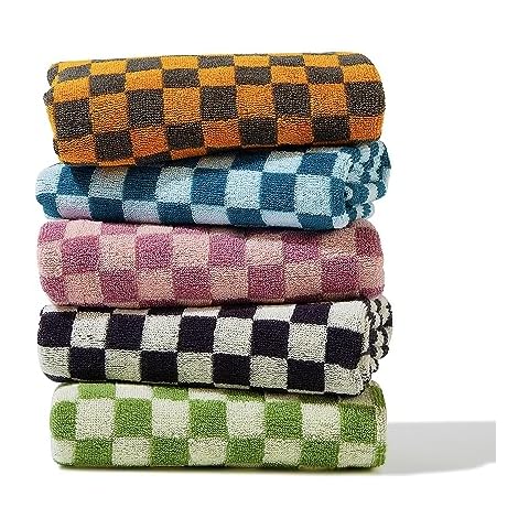 Madi-Cadi Checkered Cotton Hand Towels Set Cover