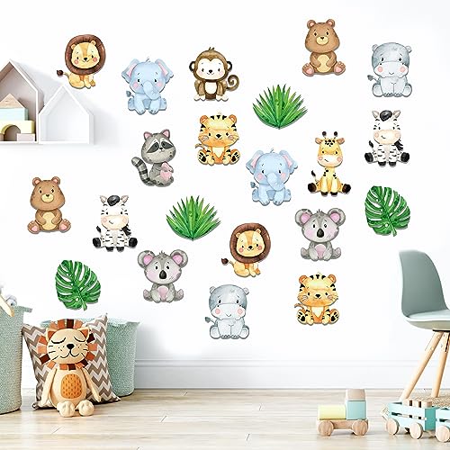 Ipartyfun HPCO-01 36 Pieces Safari Animals Cutouts Jungle Party Cut-Outs Safari Birthday Party Decorations Animals Cardboard Cutouts thumb #5
