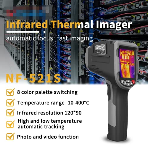 YuqiaoTime NF-521S IR Thermal Camera Imager 120 * 90 Resolution Without delay Automatic Tracking 8GB Thermographic Camera