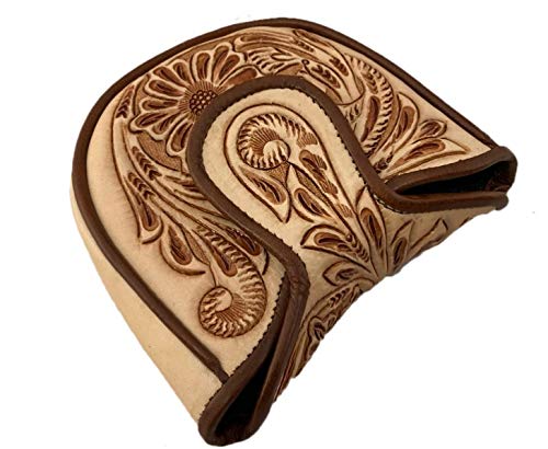 (Capitana) 牛革カービング パターヘッドカバー (Flower) Amazon.co.jp: [Capitana] 牛革カービング パターヘッドカバー (Flower