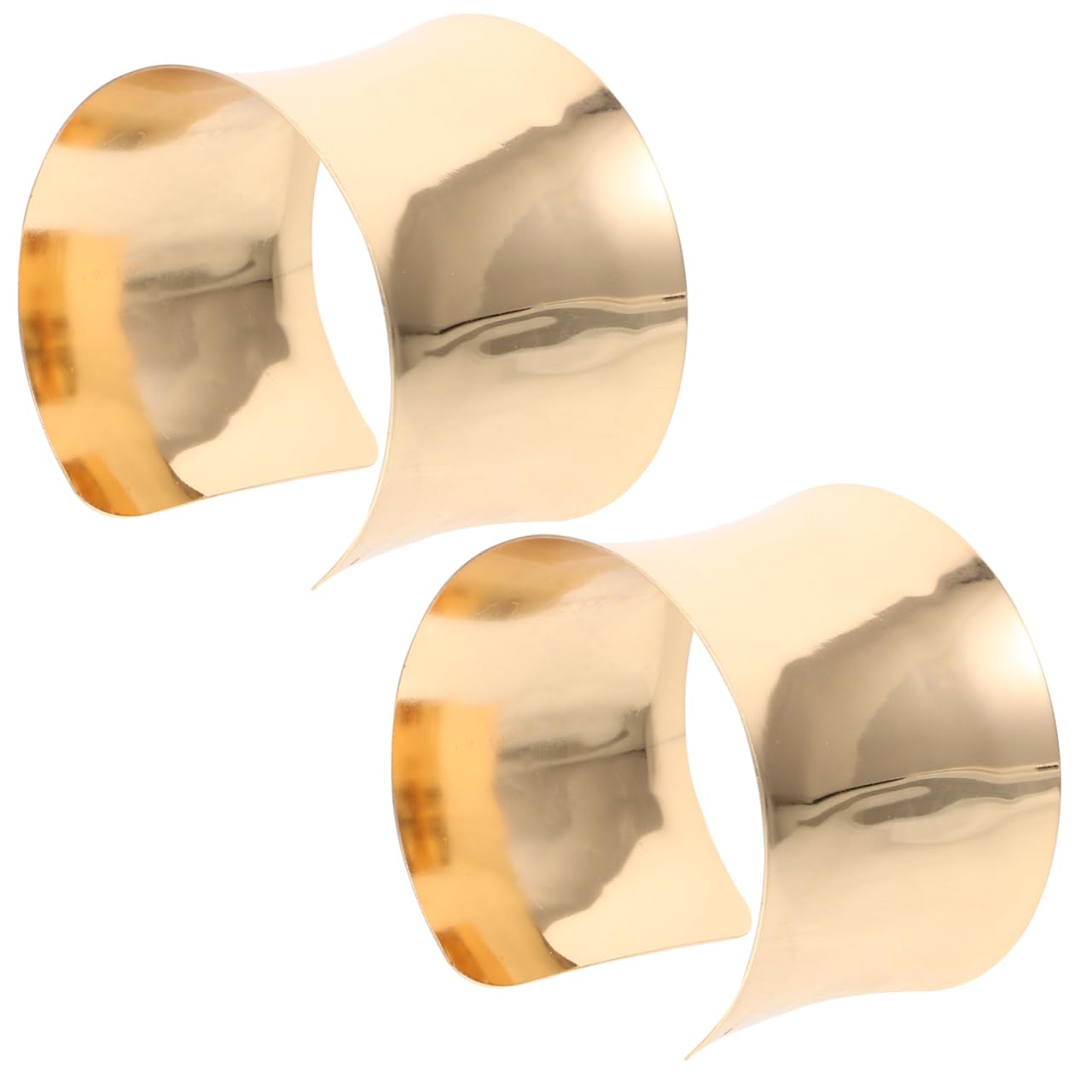 Lurrose 2 Uds Pulsera Para Mujer Pulseras De Brazalete Para Mujer as De Dijes Brazalete Ancho a De Metal s De Oro Moda Decorar Aleación Dorado