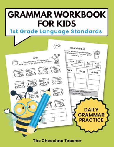 Grammar Workbook for Kids 1st Grade Language Standards - Daily Gr...