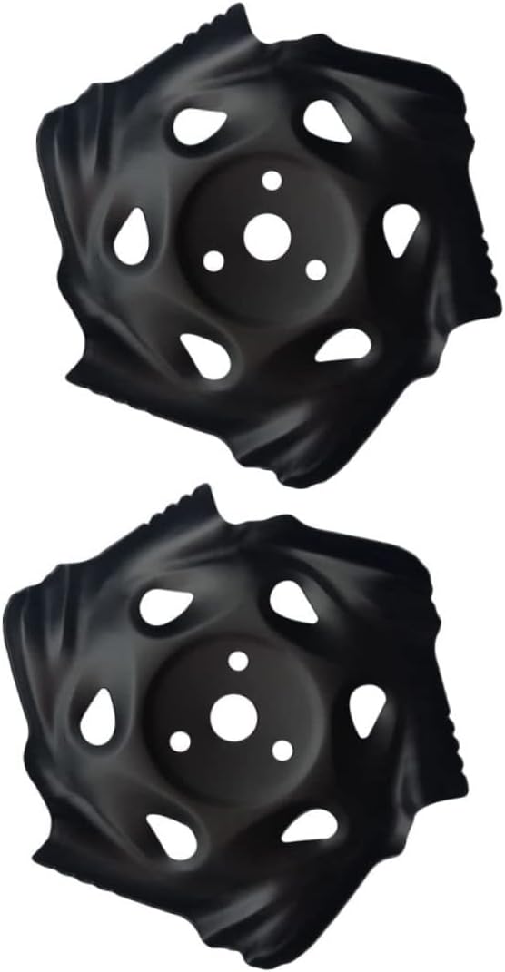 2pcs Weeder Plate for Lawn Mower Grass Trimmer Durable Black Brush Cutter Head Accessories Easy to Install and Remove for Garden Power Tools