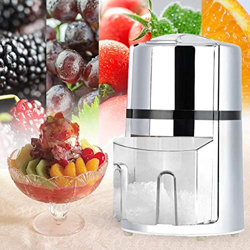 KSTE KSTE Portable Hand Crank Manual Ice Crusher Round Household Shaver Snow Cone Maker Kitchen Tool