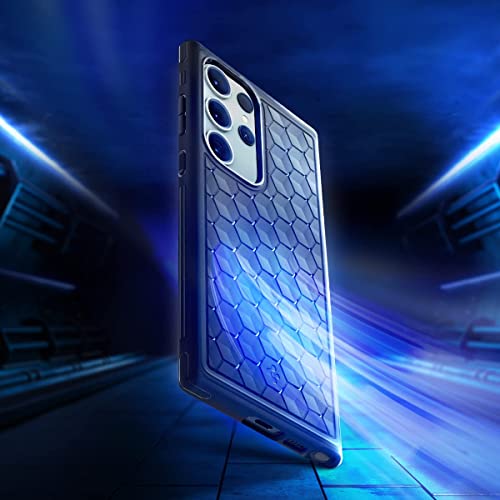 Image of Spigen Cryo Armor Back Cover Case Compatible with Galaxy S23 Ultra (TPU + Poly Carbonate | Matte Black)