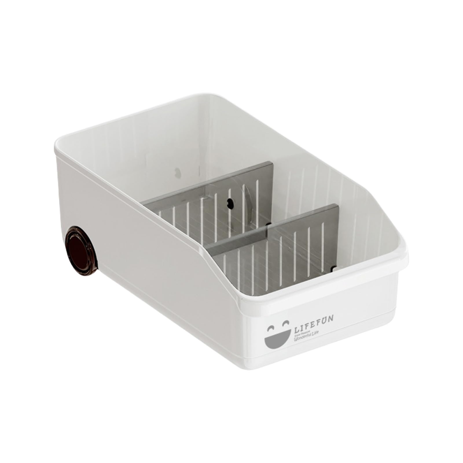 Organiseur de rangement de cuisine en plastique PP robuste au design de tiroir épuré