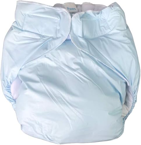 Haian ABDLAdult Incontinence AIO - Pañales de PVC (S-M, azul bebé)