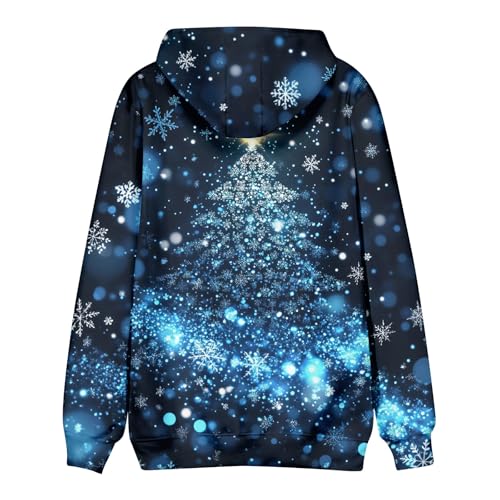 Ymosrh Men's Christmas Hoodies, Novelty Graphic Print Hooded Sweatshirts Xmas Hoodie with Pocket, M-4XL3