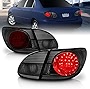 AmeriLite Smoke LED Tail Light Pair 4 Pcs Set for Toyota Corolla - Driver and Passenger Side