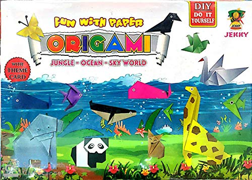 Image of Smart Picks DIY Origami (Art of Paper Folding) Fun Game for Kids in Theme of Jungle, Ocean and Sky World