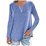 Top Damen Bauchfrei,T Shirt Damen Long Shirts Retro Shirt Leinenbluse Damen T-Shirt Druckpapier Der Perfekte T-Shirt Racing T-Shirt Damen Hemdbluse Damen T-Shirt Mit Aufdruck(EIN blaues,S)