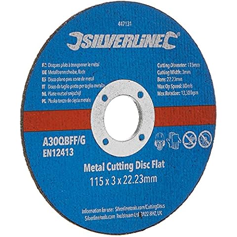 Silverline Metal Cutting Discs 10 Pack Cover