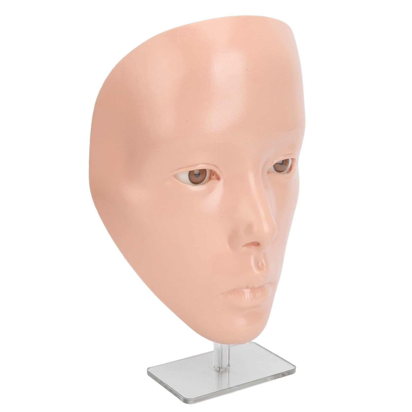 Makeup Practice Board, Professional 5D Face Reusable Makeup Palette with 78 Colors for Beauty Training School (Pink Skin)