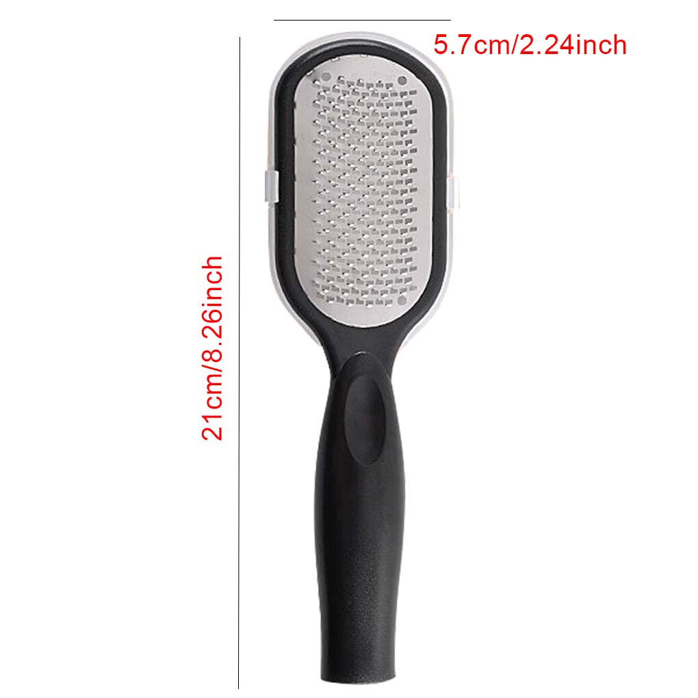 Juego de 10 escofinas de callos para pies, herramientas de pedicura, accesorio de pedicura, para mujeres y hombres, eliminación de piel muerta dura, limas de frotamiento, color negro