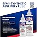 Lucas Oil 10153 High Performance Semi-Synthetic Assembly Lube - 8 Ounce (Pack of 12)