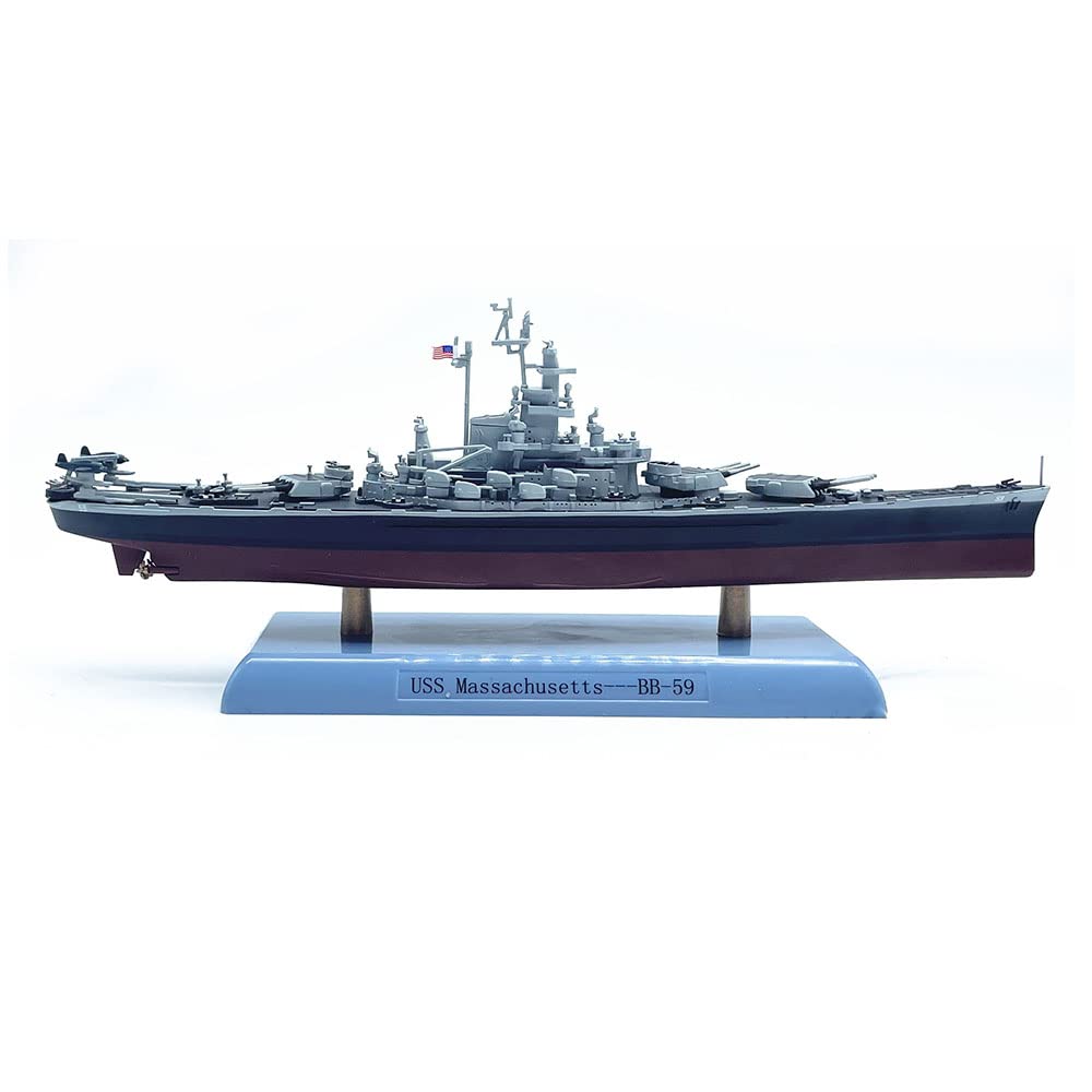 Amazon.co.jp: 1/1000USSマサチューセッツBB-59戦艦第二次世界大戦軍艦  