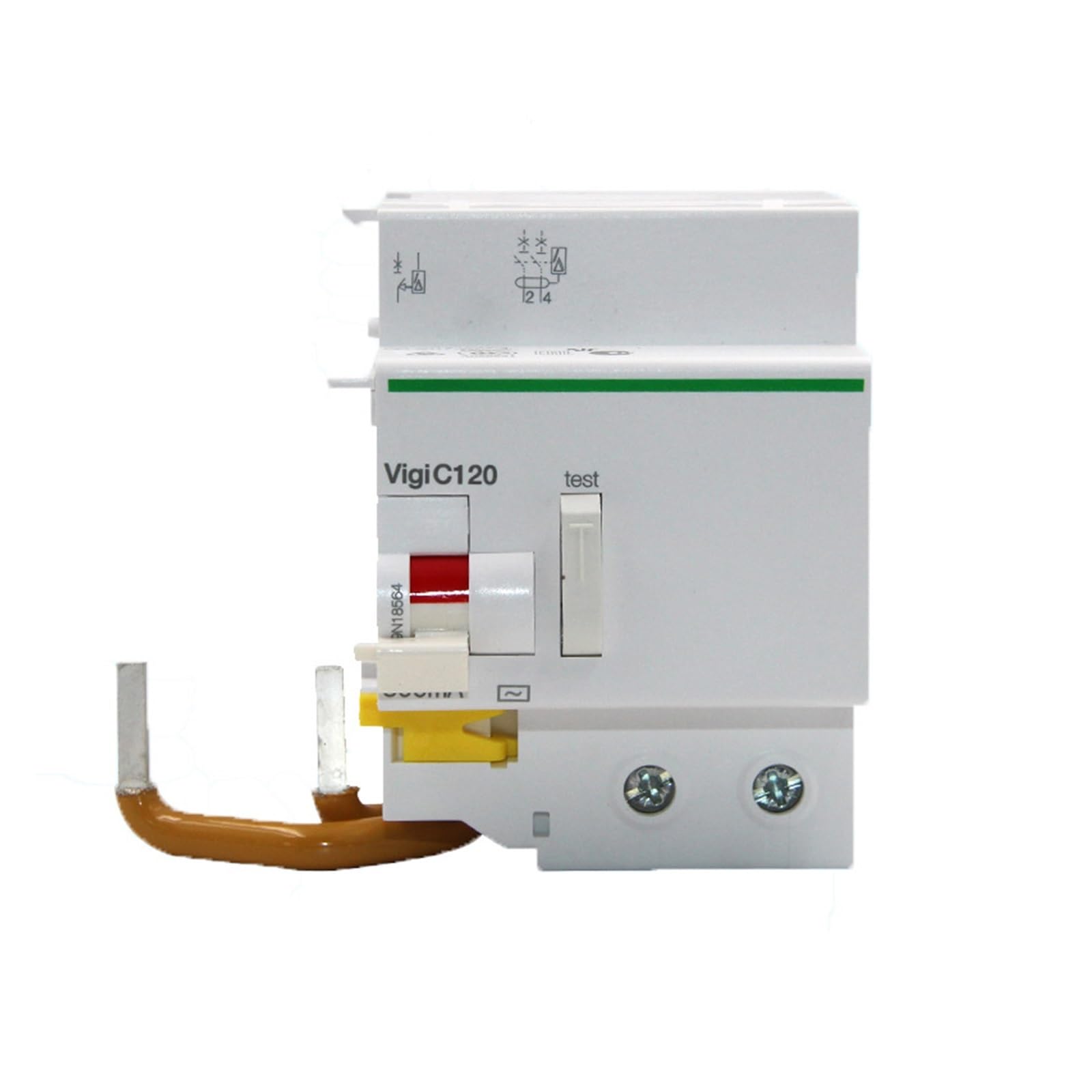 Accessoires de protection contre les fuites Vigi C120H 2P 3P 4P contre les pannes