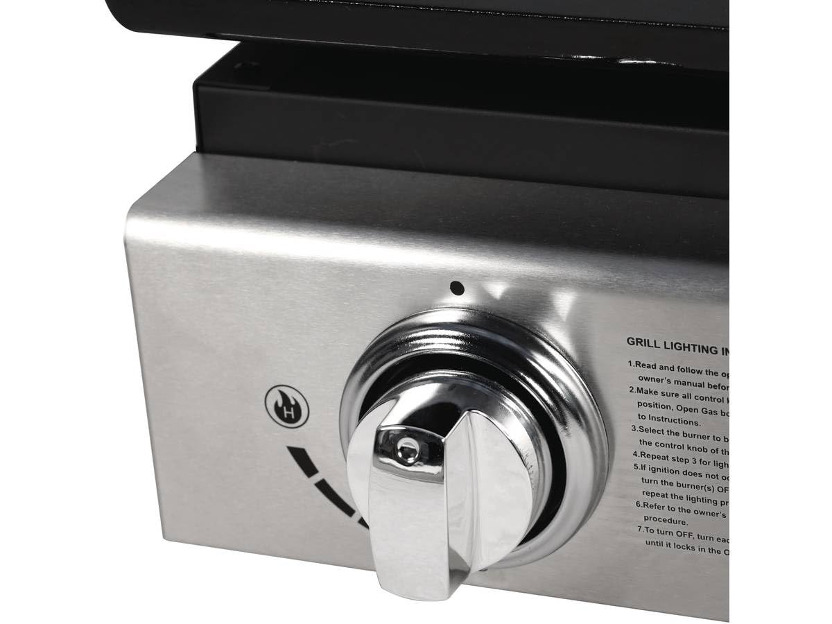 Habitat et Jardin Plancha Presto 3-3 quemadores - 9.7kW - Gris