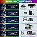 immagine 5Bovon Cuffie Gaming per Xbox One PS4, Cuffie con Microfono a Cancellazione di Rumore e RGB Luce LED, Cuffie Gioco Over-Ear con Paraorecchie di Memoria Morbida per PC, Mac, Laptop, Nintendo Switch