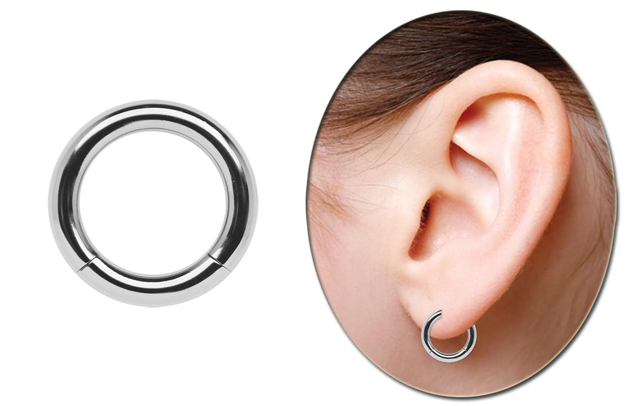 Titan Intimpiercing Schmuck Smooth Segmentring in 6,0 mm