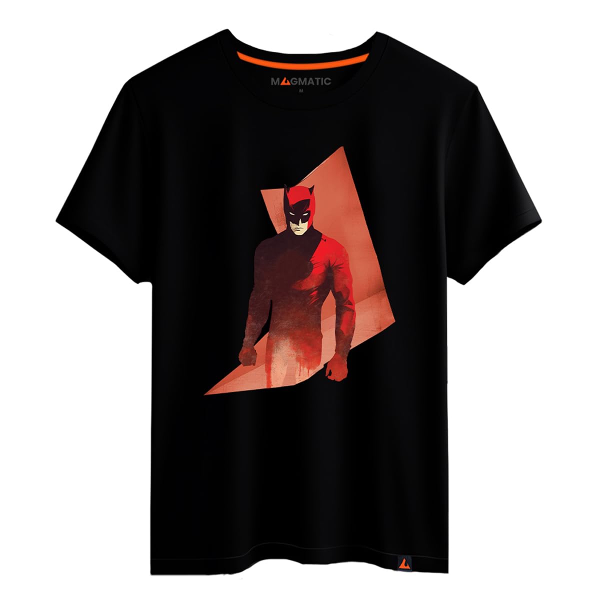 Magmatic - "The Man Without Fear Comics T-Shirt, for Men Unisex Child, Colored Thunder Collection Black Premium 100% Cotton T-Shirt, Superhero Gift, Vigilantes for Men Comics Fan