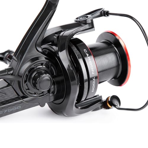 SONIK SK47 7000 Reel Carbon Big Pit Carp Fishing Long Aluminium Spool - Image 4