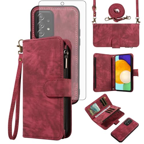 Coque Samsung A53 5G Asuwish rouge antichoc rigide housse