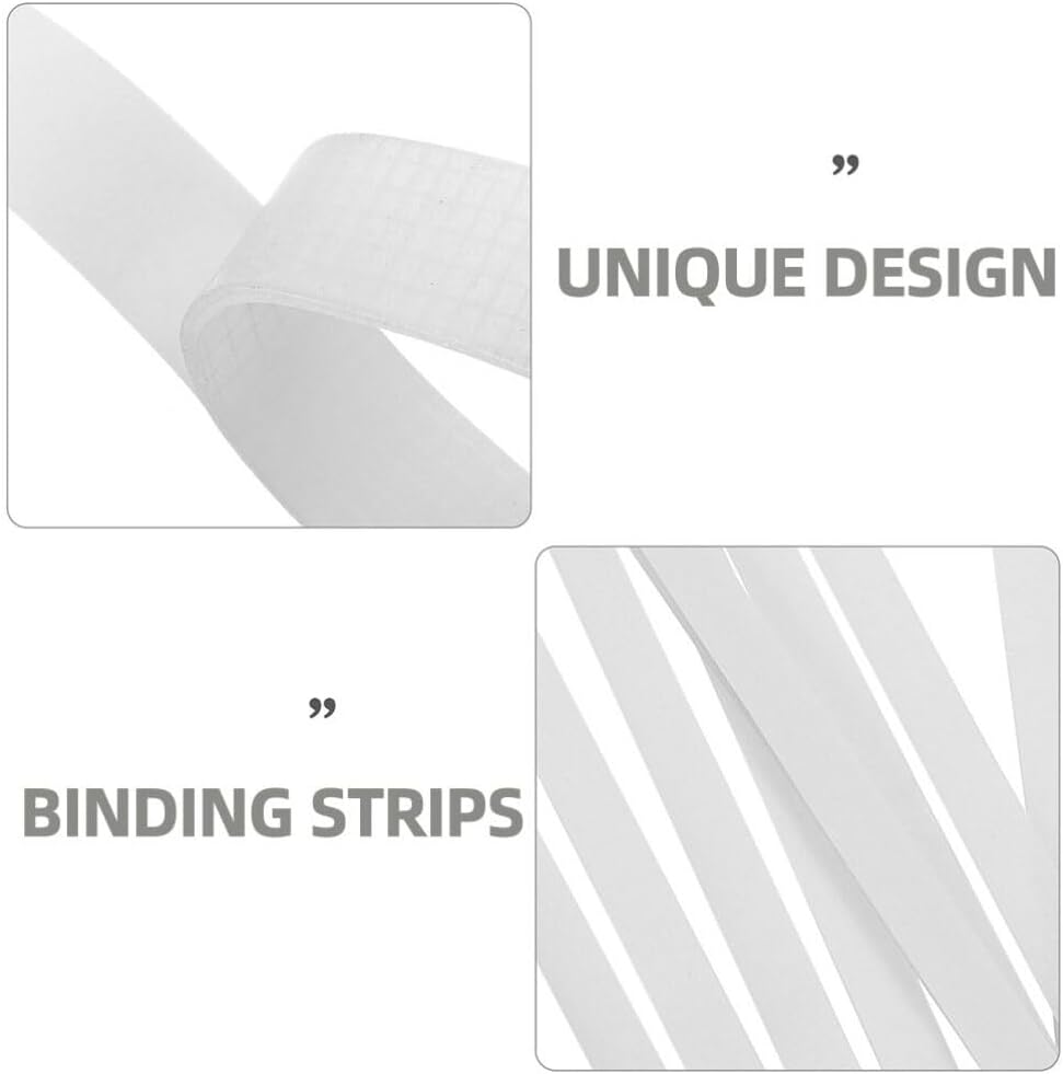 SHINEOFI 10pcs Book Repair Tapes Thermal Glue Strips for Bookbinding Crafts Office Use Strong Adhesion Versatile Binding for Documents and Textbooks