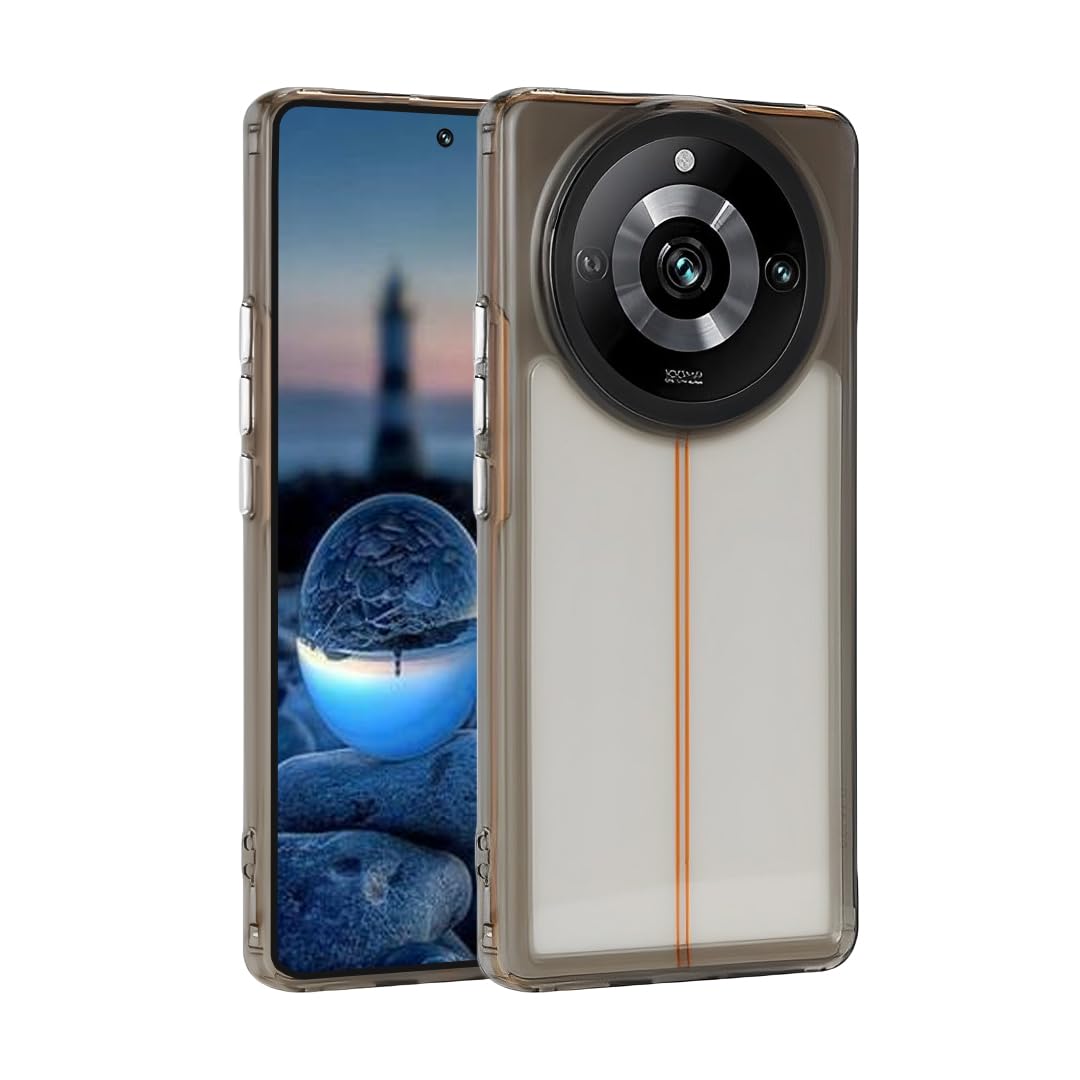 GetTechGo® Armour Transparent Back Case Cover Compatible for Realme 11 Pro | Realme 11 Pro Plus | Narzo 60 Pro 5G | Shockproof | Camera Protection | Transparent with Sides Electroplated | (Grey) (B0CD83S6BZ) Amazon Price History, Amazon Price Tracker