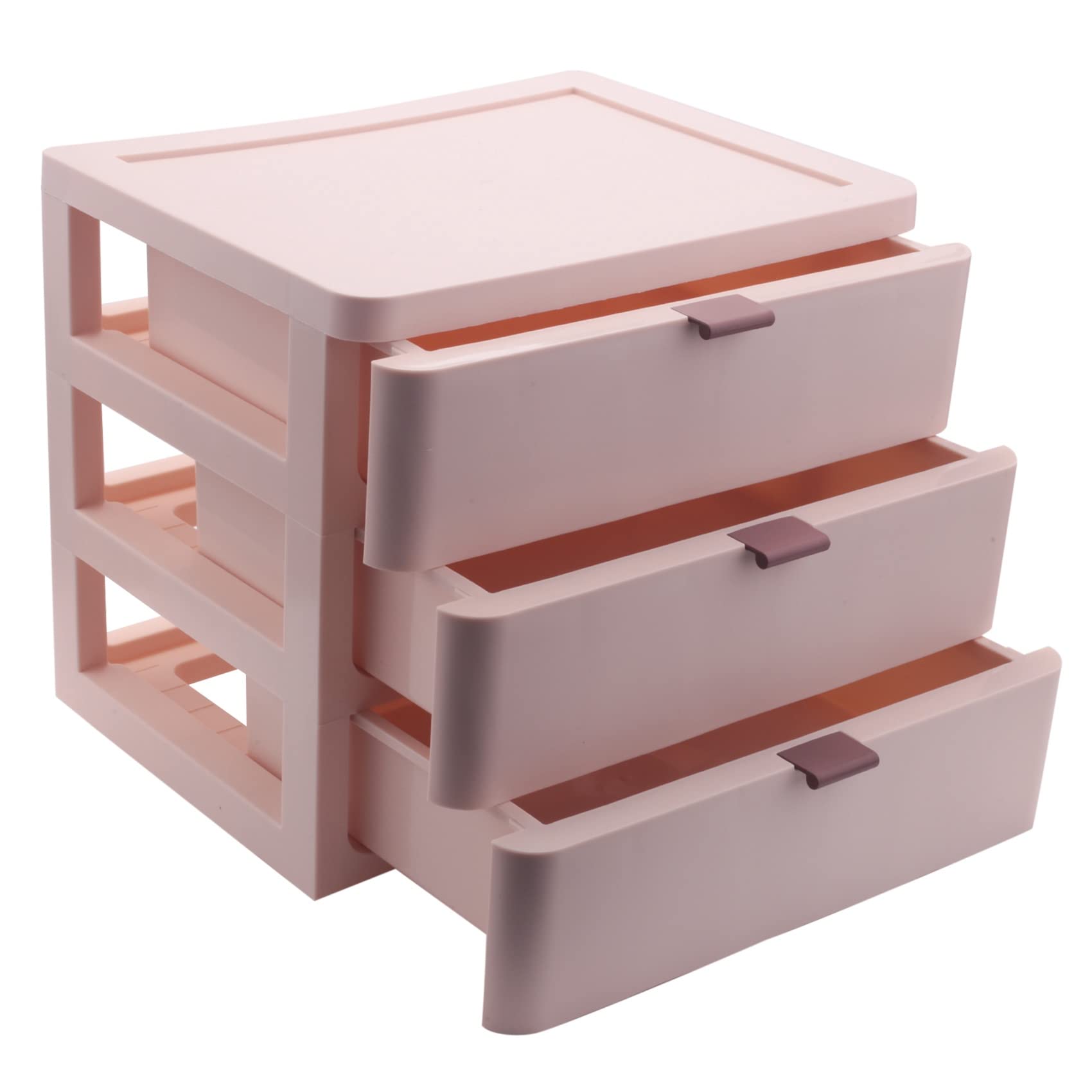 Organizer da scrivania per Ufficio a 3 Livelli, cassetto, Accessori da Bagno, Scatola portaoggetti per Cosmetici, Trucchi, Gioielli