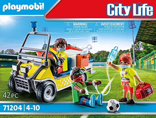 PLAYMOBIL City Life 71204 Rettungscaddy, Spielzeug für Kinder ab 4 Jahren – Ansicht 5
