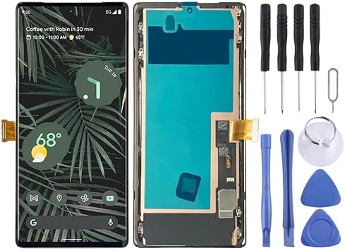Mobile Screen Replacement for Google Pixel 6 OLED Material LCD Screen 6 Pro G8vou Digitizer Frame with Full Assembly LCD Screen