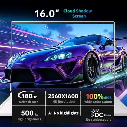 Image of Cutesliving Thunderobot Hunter Blade S Gaming Laptop with Intel Core i7-13650HX GPU, GeForce RTX 5060 8GB GDDR7, 16-inch 2.5K 180Hz Display, 32GB DDR5 RAM, 1TB SSD,Wi-Fi 6E, Win 11 Home (Sky Blue)