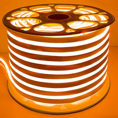 Tira de LED Neon SUYOOULIN 10ft color naranja miniatura 1