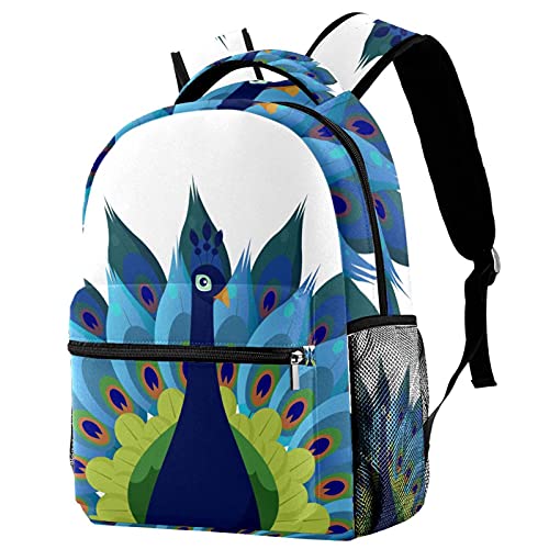 Sac à dos enfants avec nombreuses poches à motifs licornes