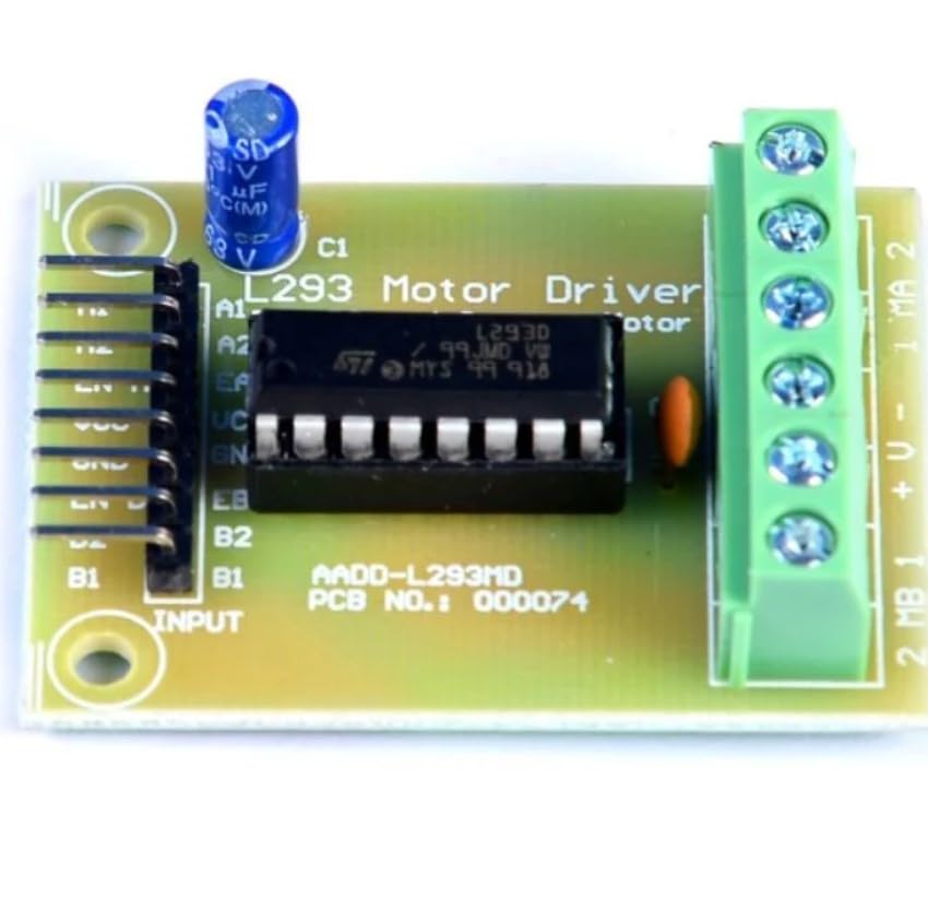 Robocraze L293D Motor Driver Module DC | Motor Driver Board for boards compatible with Arduino, NodeMcu, Raspberry Pi (B071KM1CZ8) Amazon Price History, Amazon Price Tracker