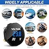DC 24V 12V LED Digital Voltmeter for Car, 5-48V Range, Waterproof Voltage Monitor with Blue Light Display Panel, Gauge Meter Battery Tester for Vehicle Truck Camper Motorcycle Boat Marine ATV UTV #3