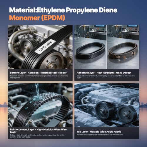 Image of 8PK2515 Serpentine Belt with 97-01 Ford E-150 Econoline 4.6L
