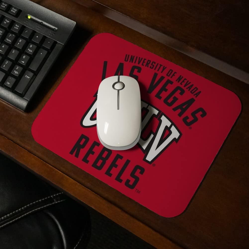 University of Nevada, Las Vegas Rebels Logo Low Profile Thin Mouse Pad Mousepad