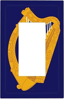 Coat Of Arms Of Ireland Art Light Switch Covers And Sturdy Modern Heavy-Duty Switch Wall Panel Style U